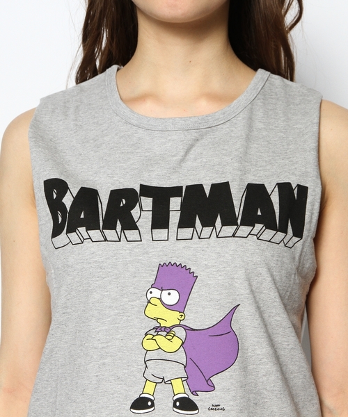 DANCE LB-03(ダンス エルビー・ゼロスリー)の「BARTMAN14 ノースリトップス(Tシャツ/カットソー・レディース・ホワイト系/グレー系/ブラック系・FREE)」の5枚目の写真