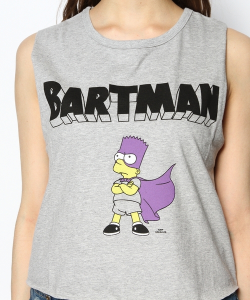 DANCE LB-03(ダンス エルビー・ゼロスリー)の「BARTMAN14 ノースリトップス(Tシャツ/カットソー・レディース・ホワイト系/グレー系/ブラック系・FREE)」の7枚目の写真