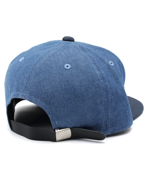 WEGO（ウィゴー）の「WEGO/デニムロゴBBキャップ（キャップ・メンズ・ホワイト/ネイビー/イエロー・FREE）」の10枚目の写真