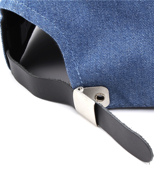 WEGO（ウィゴー）の「WEGO/デニムロゴBBキャップ（キャップ・メンズ・ホワイト/ネイビー/イエロー・FREE）」の4枚目の写真