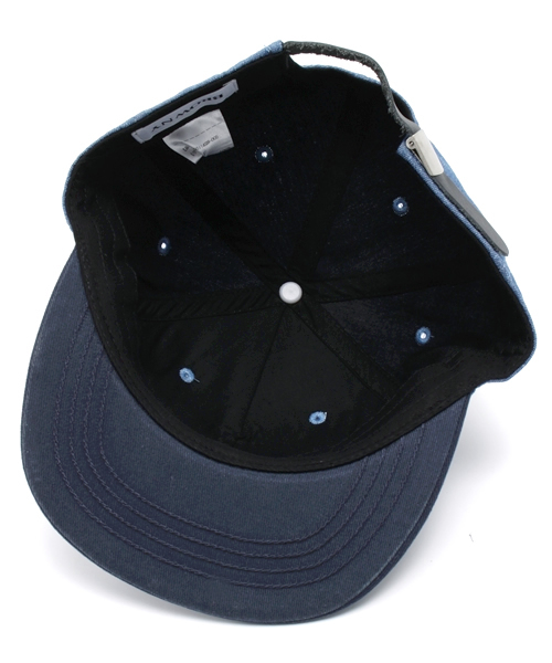 WEGO（ウィゴー）の「WEGO/デニムロゴBBキャップ（キャップ・メンズ・ホワイト/ネイビー/イエロー・FREE）」の7枚目の写真