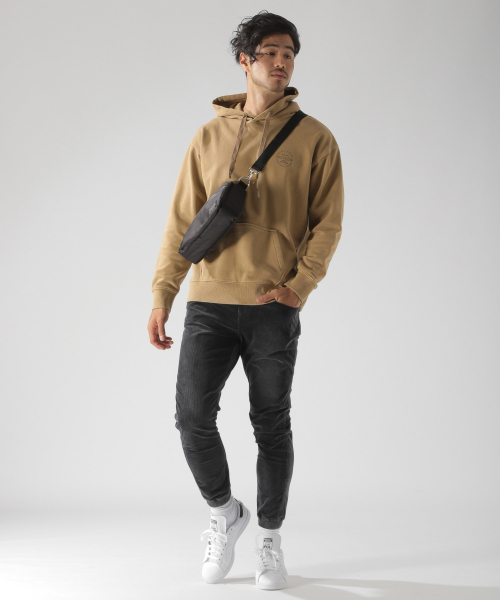 BAYFLOW（ベイフロー）の「30/10ウラケフードプルオーバー（パーカー・メンズ・ベージュ/ネイビー/オフホワイト/カーキ・MEDIUM/SMALL/LARGE）」の7枚目の写真