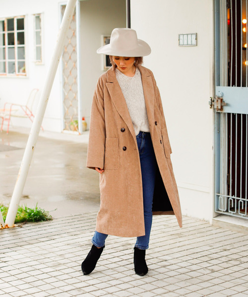 Holiday コーデュロイルーズチェスターコート Auntie Rosa Holiday オンラインストア レディスファッション通販