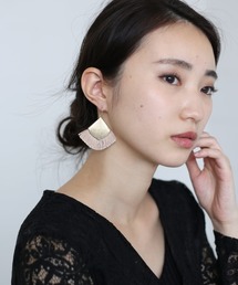 【WEB限定】カラーフリンジピアス