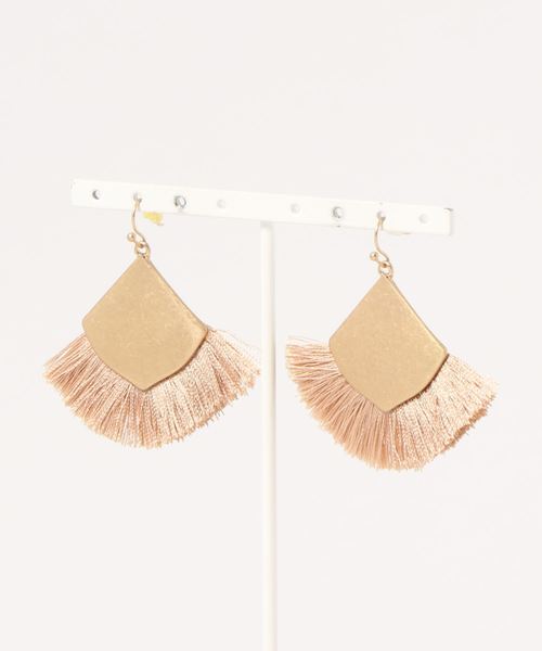 Bou Jeloud（ブージュルード）の「【WEB限定】カラーフリンジピアス（ピアス（両耳用）・レディース・ベージュ/レッド/ブルー・FREE）」の6枚目の写真