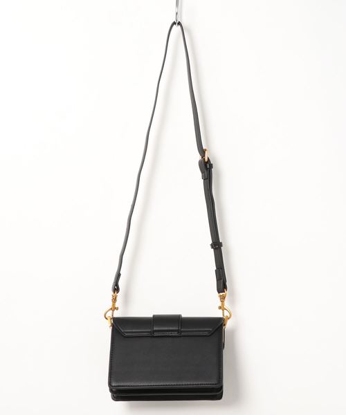 DouDou（ドゥドゥ）の「ショルダーバッグ（ショルダーバッグ・レディース・キャメル/ブラック・FREE）」の3枚目の写真