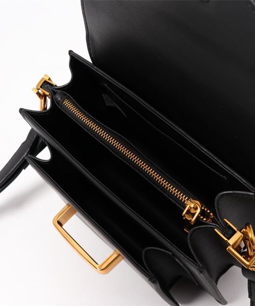 DouDou（ドゥドゥ）の「ショルダーバッグ（ショルダーバッグ・レディース・キャメル/ブラック・FREE）」の4枚目の写真