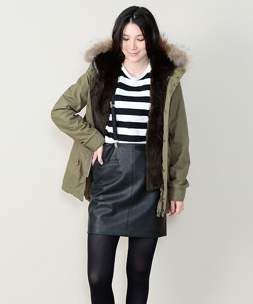 ELFORBR（エルフォーブル）の「【Oggi9月号掲載】天竺ボーダーロングスリーブTシャツ（Tシャツ/カットソー・レディース・ブラック/ブラック×ホワイト・MEDIUM）」の4枚目の写真