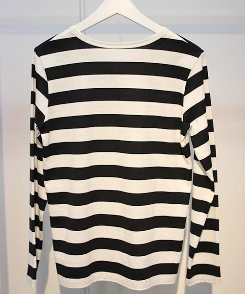 ELFORBR（エルフォーブル）の「【Oggi9月号掲載】天竺ボーダーロングスリーブTシャツ（Tシャツ/カットソー・レディース・ブラック/ブラック×ホワイト・MEDIUM）」の5枚目の写真