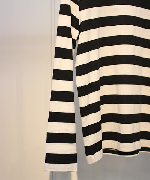 ELFORBR（エルフォーブル）の「【Oggi9月号掲載】天竺ボーダーロングスリーブTシャツ（Tシャツ/カットソー・レディース・ブラック/ブラック×ホワイト・MEDIUM）」の7枚目の写真