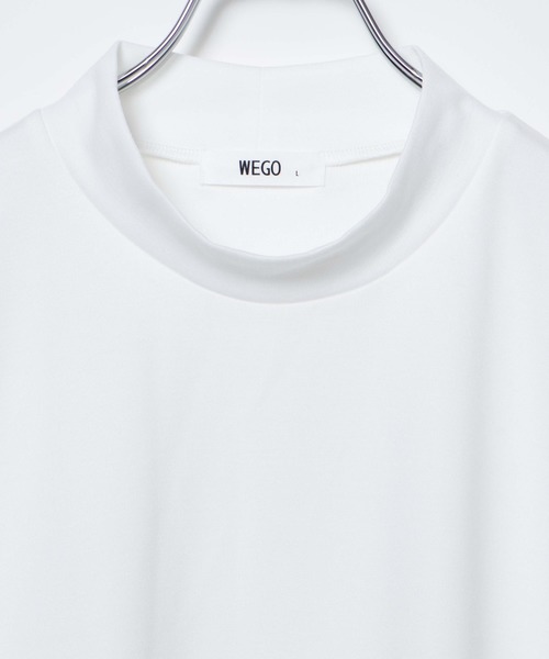 WEGO（ウィゴー）の「WEGO/モックネックポンチビッグシルエットプルオーバー（Tシャツ/カットソー・メンズ・ホワイト/ホワイト系その他5/ブラック・MEDIUM/LARGE）」の17枚目の写真