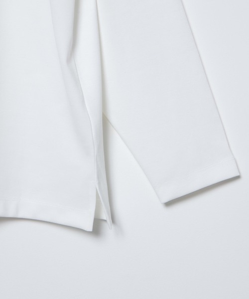 WEGO（ウィゴー）の「WEGO/モックネックポンチビッグシルエットプルオーバー（Tシャツ/カットソー・メンズ・ホワイト/ホワイト系その他5/ブラック・MEDIUM/LARGE）」の18枚目の写真
