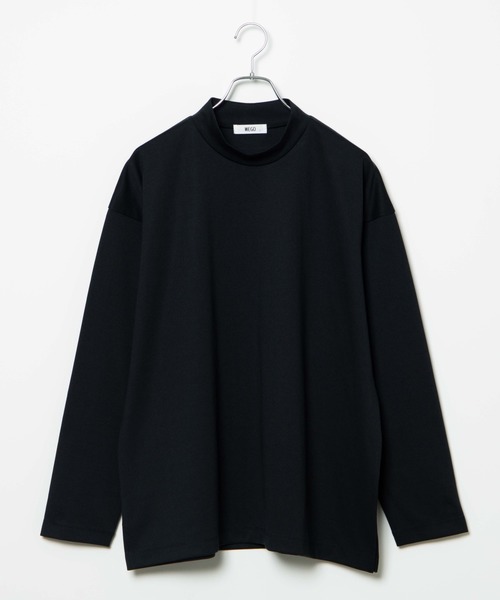 WEGO（ウィゴー）の「WEGO/モックネックポンチビッグシルエットプルオーバー（Tシャツ/カットソー・メンズ・ホワイト/ホワイト系その他5/ブラック・MEDIUM/LARGE）」の20枚目の写真