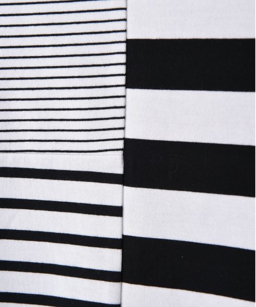 RAW FUDGE（ローファッジ）の「ランダムボーダー切替プルオーバー（Tシャツ/カットソー・レディース・ブラック/キャメル・M）」の16枚目の写真