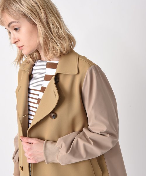 RAW FUDGE（ローファッジ）の「ランダムボーダー切替プルオーバー（Tシャツ/カットソー・レディース・ブラック/キャメル・M）」の11枚目の写真