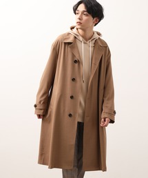 JUNRED | 【やわらかく・軽い　感動の着心地】ライトオーバーステンカラーコート(ステンカラーコート)