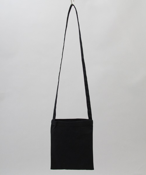 United Athle（ユナイテッドアスレ）の「United Athle / ユナイテッドアスレ / スタンダード キャンバス ミニ サコッシュ（ショルダーバッグ・メンズ・ブラック/ナチュラル・FREE）」の6枚目の写真