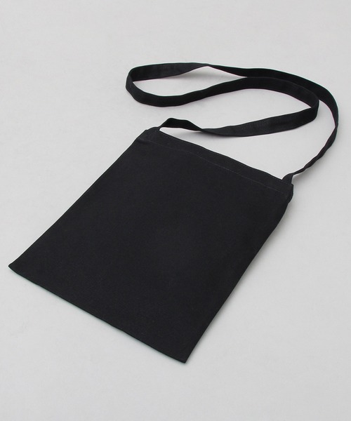 United Athle（ユナイテッドアスレ）の「United Athle / ユナイテッドアスレ / スタンダード キャンバス ミニ サコッシュ（ショルダーバッグ・メンズ・ブラック/ナチュラル・FREE）」の4枚目の写真