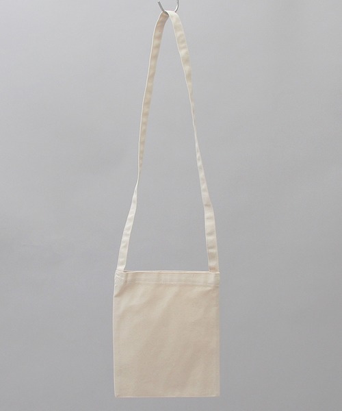 United Athle（ユナイテッドアスレ）の「United Athle / ユナイテッドアスレ / スタンダード キャンバス ミニ サコッシュ（ショルダーバッグ・メンズ・ブラック/ナチュラル・FREE）」の7枚目の写真