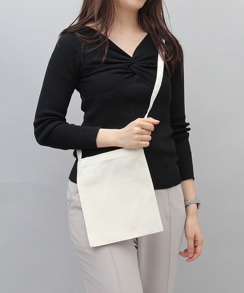 United Athle（ユナイテッドアスレ）の「United Athle / ユナイテッドアスレ / スタンダード キャンバス ミニ サコッシュ（ショルダーバッグ・メンズ・ブラック/ナチュラル・FREE）」の15枚目の写真