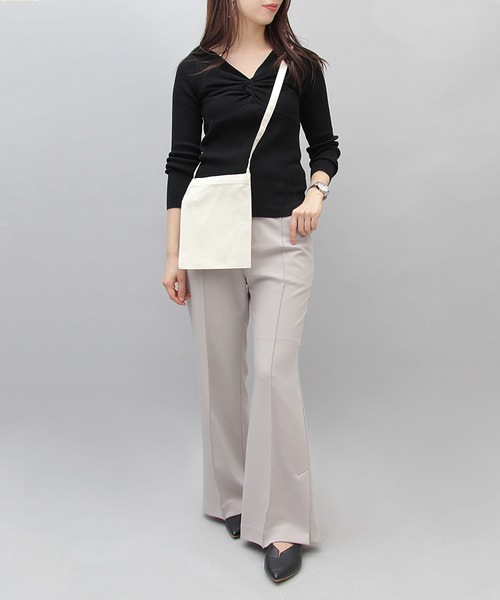 United Athle（ユナイテッドアスレ）の「United Athle / ユナイテッドアスレ / スタンダード キャンバス ミニ サコッシュ（ショルダーバッグ・メンズ・ブラック/ナチュラル・FREE）」の12枚目の写真