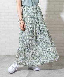 coen | 楊柳フラワープリントスカート(スカート)