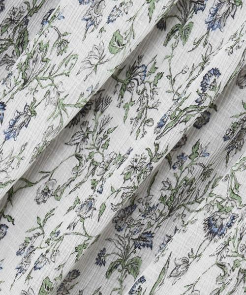 coen（コーエン）の「楊柳フラワープリントスカート（スカート・レディース・オフホワイト/ダークグレー・FREE）」の11枚目の写真