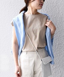 SHIPS | 【WEB限定】ニュアンスカラートップス◇(Tシャツ/カットソー)