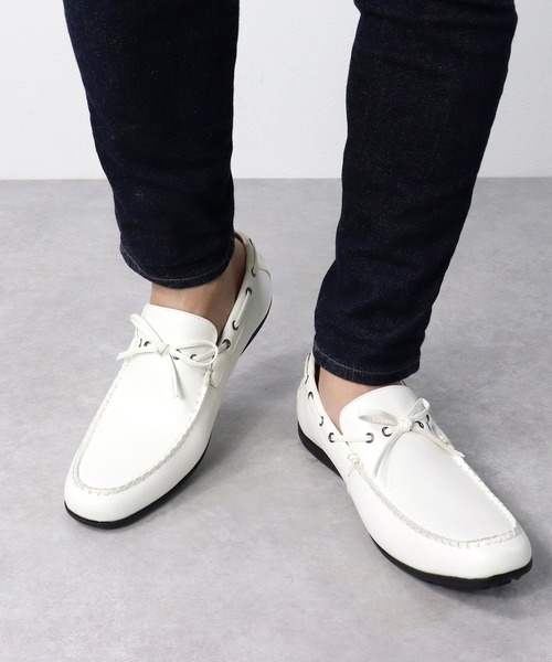 LASSU&FRISS(ラスアンドフリス)の「LASSU&FRISS / 軽量ドライビングシューズ(922)(モカシン/デッキシューズ・メンズ・ブラック/ホワイト/ブラウン/レッド・40/39/41/42/43/44)」の2枚目の写真