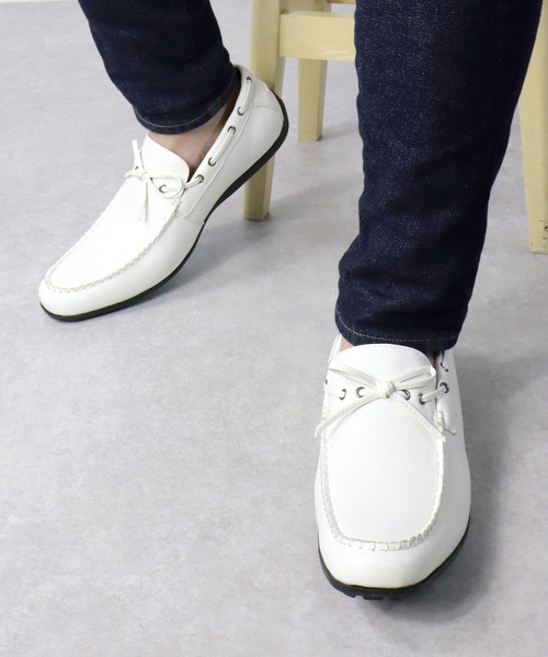 LASSU&FRISS(ラスアンドフリス)の「LASSU&FRISS / 軽量ドライビングシューズ(922)(モカシン/デッキシューズ・メンズ・ブラック/ホワイト/ブラウン/レッド・40/39/41/42/43/44)」の9枚目の写真