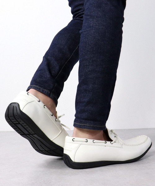 LASSU&FRISS(ラスアンドフリス)の「LASSU&FRISS / 軽量ドライビングシューズ(922)(モカシン/デッキシューズ・メンズ・ブラック/ホワイト/ブラウン/レッド・40/39/41/42/43/44)」の8枚目の写真
