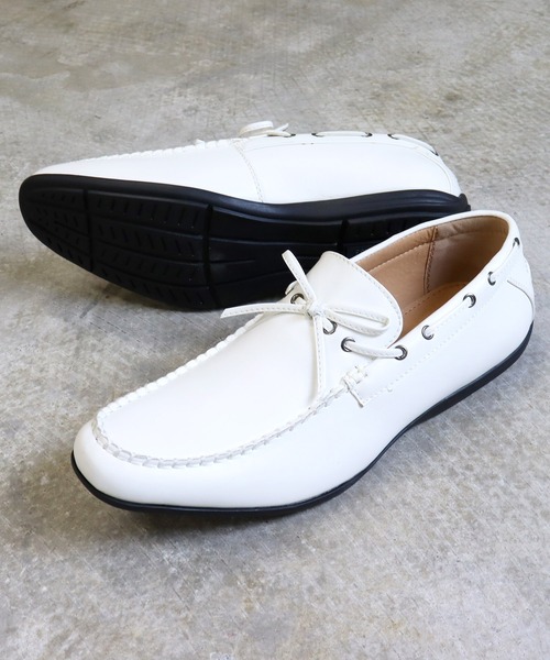 LASSU&FRISS(ラスアンドフリス)の「LASSU&FRISS / 軽量ドライビングシューズ(922)(モカシン/デッキシューズ・メンズ・ブラック/ホワイト/ブラウン/レッド・40/39/41/42/43/44)」の10枚目の写真