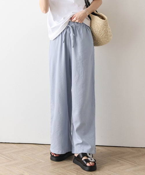 SUGAR BISKET(シュガービスケット)の「冷感リラックスパンツ(その他パンツ・レディース・ホワイト/ブラック/ベージュ/オリーブ/ブルー/ライトブラウン/グリーン・M/L)」の7枚目の写真