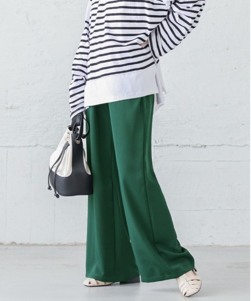 SUGAR BISKET(シュガービスケット)の「冷感リラックスパンツ(その他パンツ・レディース・ホワイト/ブラック/ベージュ/オリーブ/ブルー/ライトブラウン/グリーン・M/L)」の6枚目の写真