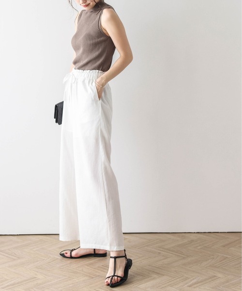 SUGAR BISKET(シュガービスケット)の「冷感リラックスパンツ(その他パンツ・レディース・ホワイト/ブラック/ベージュ/オリーブ/ブルー/ライトブラウン/グリーン・M/L)」の18枚目の写真