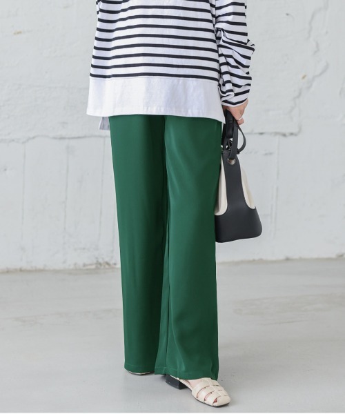 SUGAR BISKET(シュガービスケット)の「冷感リラックスパンツ(その他パンツ・レディース・ホワイト/ブラック/ベージュ/オリーブ/ブルー/ライトブラウン/グリーン・M/L)」の15枚目の写真