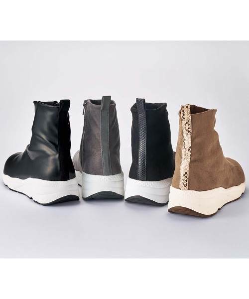 GeeRA(ジーラ)の「スニーカーブーツ(ブーツ・レディース・グレー/ブラック/モカ/ブラック系その他・X-LARGE/SMALL/MEDIUM/LARGE)」の13枚目の写真