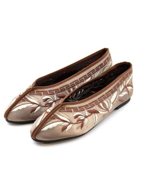 VIVIAN(ヴィヴィアン)の「フラットチャイナシューズ(バレエシューズ・レディース・ブラック/グレー系その他7/グリーン・M/LL/L/S)」の22枚目の写真