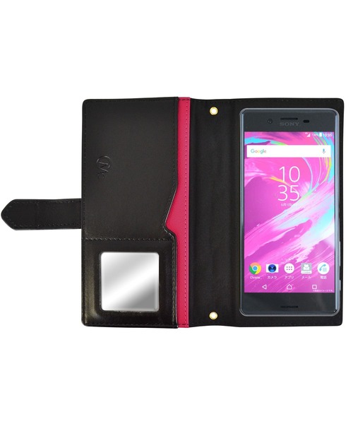 Cecilmcbee キルティング 両利きマルチ手帳ケース