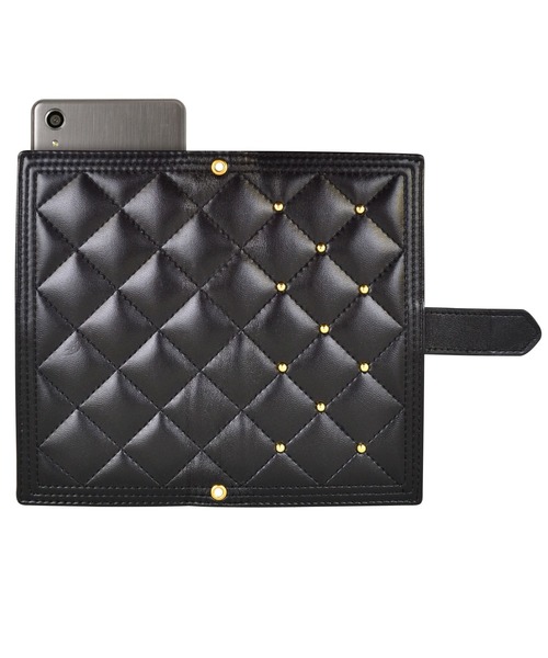 Cecilmcbee キルティング 両利きマルチ手帳ケース