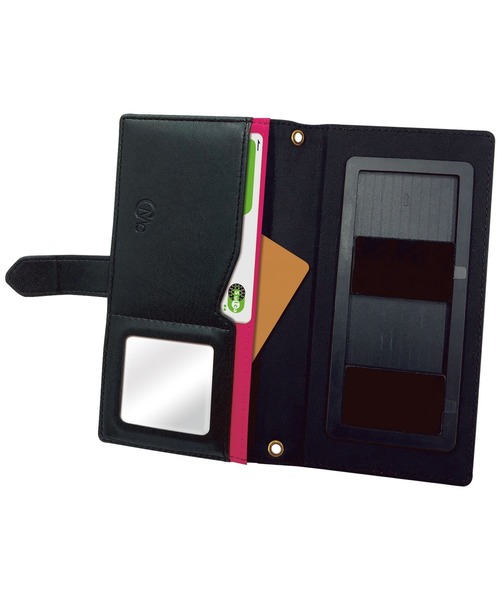 Cecilmcbee キルティング 両利きマルチ手帳ケース