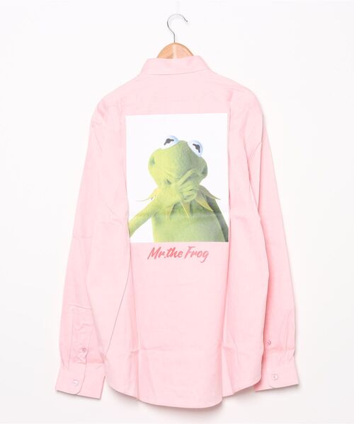 JACKSON MATISSE（ジャクソンマティス）の「【JACKSON MATISSE】ジャクソンマティス/KERMIT Print Shirts（シャツ/ブラウス・メンズ・ホワイト/ピンク/ブルー・SMALL/MEDIUM/LARGE）」の3枚目の写真