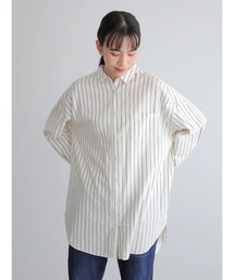 バックスリット綿ビエラシャツチュニック2　○＊
