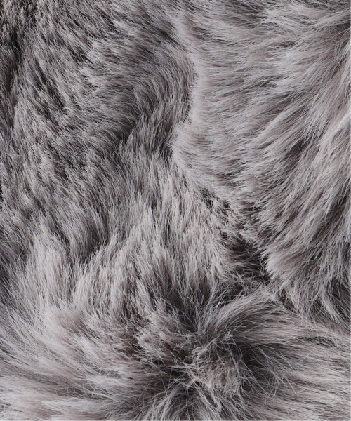 Simplicite（サンプリシテ）の「ECOファーボリュームサシコミマフラー（マフラー・レディース・ベージュ/グレー/ブラウン系その他/ベージュ系その他・FREE）」の10枚目の写真