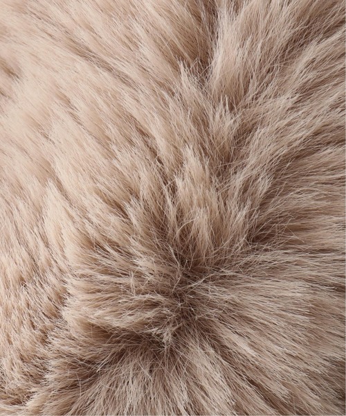 Simplicite（サンプリシテ）の「ECOファーボリュームサシコミマフラー（マフラー・レディース・ベージュ/グレー/ブラウン系その他/ベージュ系その他・FREE）」の12枚目の写真