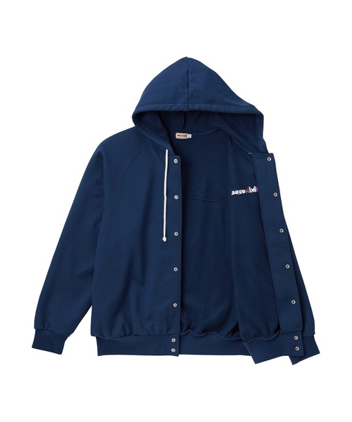 ひろりん　新品　ミキハウス　パーカー　バッグロゴ　ネイビー MIKI HOUSE（ミキハウス）の「バックロゴパーカー（大人用