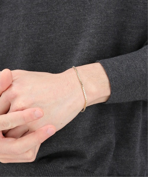 トムウッド ブレスレットSQUARE BRACELET/ゴールド TOMWOOD - 【残り一点】Square Bracelet(GOLD) | ACRMTSM ONLINE