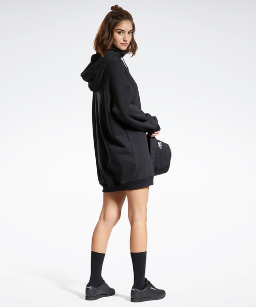 Reebok（リーボック）の「フーディー ドレス / Hoodie Dress（ワンピース・レディース・ブラック・LARGE/MEDIUM/X-LARGE/SMALL）」の5枚目の写真