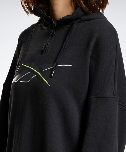 Reebok（リーボック）の「フーディー ドレス / Hoodie Dress（ワンピース・レディース・ブラック・LARGE/MEDIUM/X-LARGE/SMALL）」の6枚目の写真