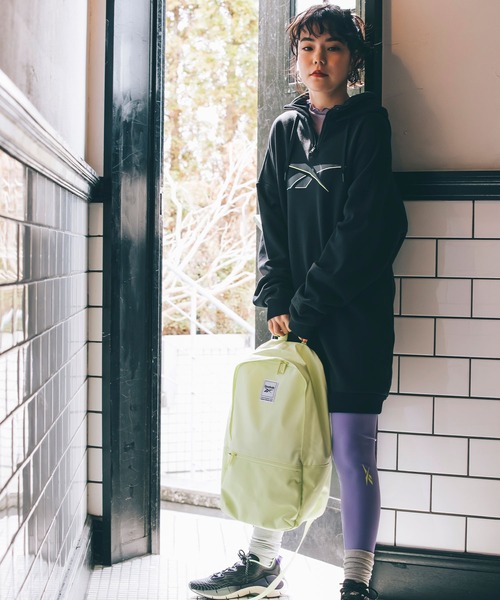 Reebok（リーボック）の「フーディー ドレス / Hoodie Dress（ワンピース・レディース・ブラック・LARGE/MEDIUM/X-LARGE/SMALL）」の2枚目の写真